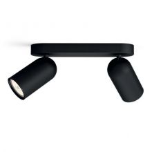 Pongee listwa sufitowa-reflektor 2x10W GU10 230V czarny